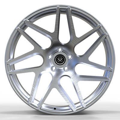 Niestandardowy 20x11 5-114.3 1-PC Forged Rims Clear Brushed For Mustang 5.0 2018